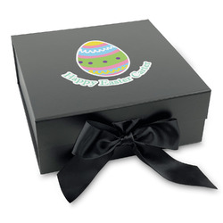 Easter Eggs Gift Box with Magnetic Lid - Black (Personalized)