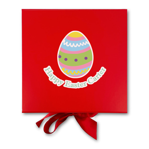 Easter Eggs Gift Boxes with Magnetic Lid - Red - Approval