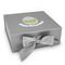 Easter Eggs Gift Boxes with Magnetic Lid - Silver - Front