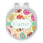 Easter Eggs Golf Ball Marker - Hat Clip - Silver