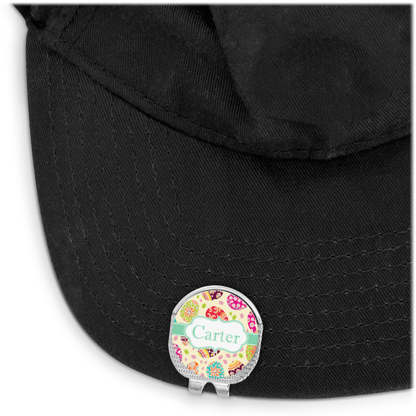 Easter Eggs Golf Ball Marker Hat Clip - Main