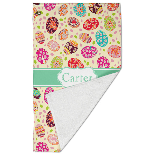 Easter Eggs Golf Towel - Folded (Large)