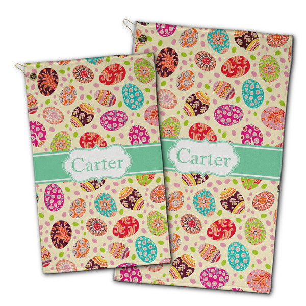 Easter Eggs Golf Towel - PARENT (small and large)