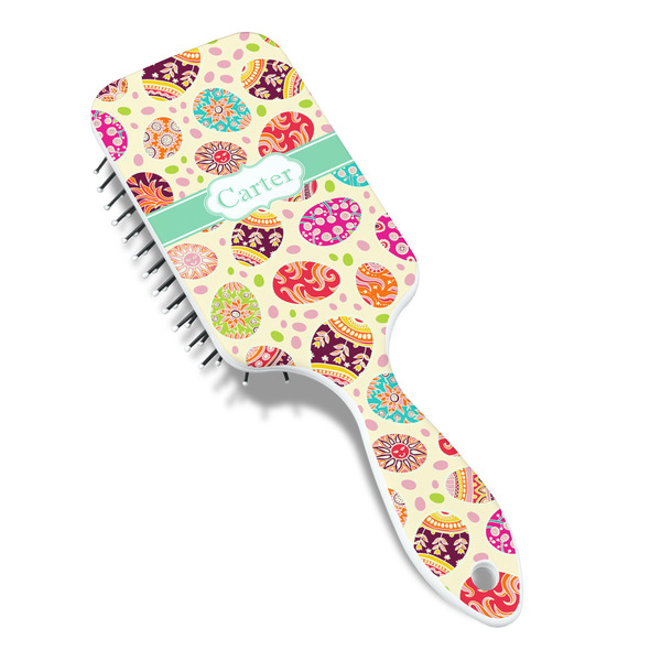 Easter Eggs Hair Brush - Angle View