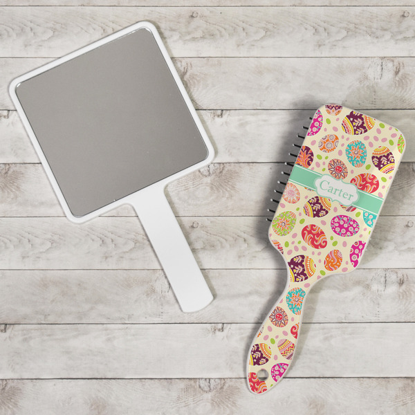 Easter Eggs Hair Brush - In Context