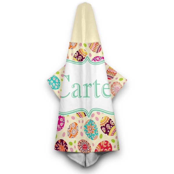 Easter Eggs Hooded Towel - Hanging