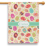 Easter Eggs 28" House Flag - Double Sided (Personalized)