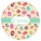 Easter Eggs Icing Circle - Large - Single