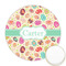 Easter Eggs Printed Cookie Topper - Round (Personalized)