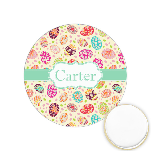 Custom Easter Eggs Printed Cookie Topper - 1.25" (Personalized)