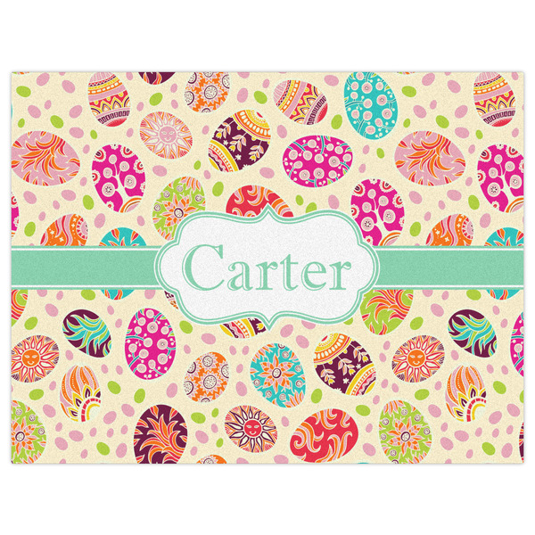 Easter Eggs Indoor / Outdoor Rug - 6'x8' - Front Flat