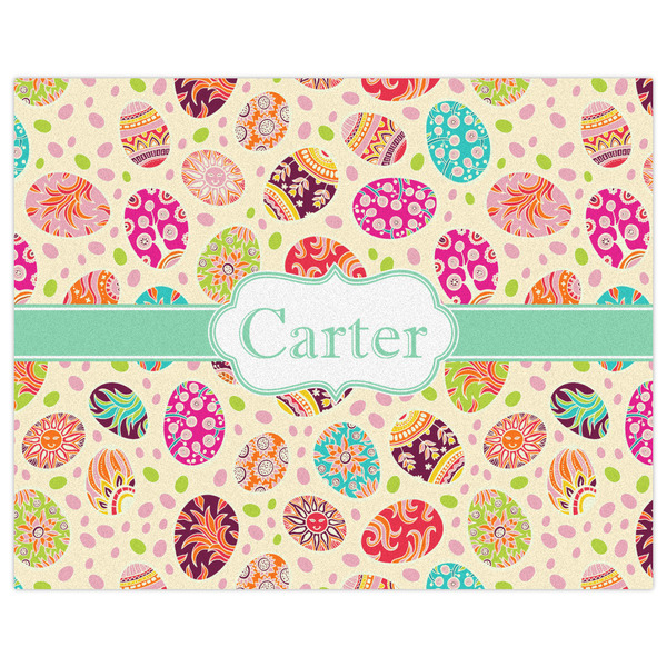 Easter Eggs Indoor / Outdoor Rug - 8'x10' - Front Flat