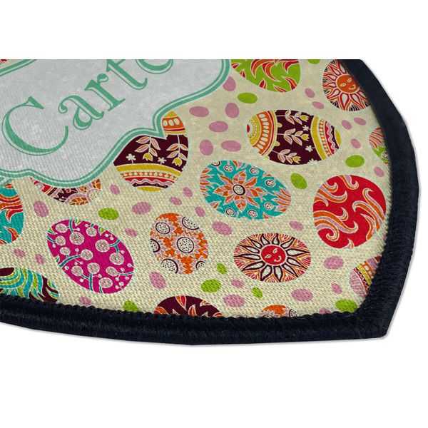 Easter Eggs Iron on Shield 3 Detail