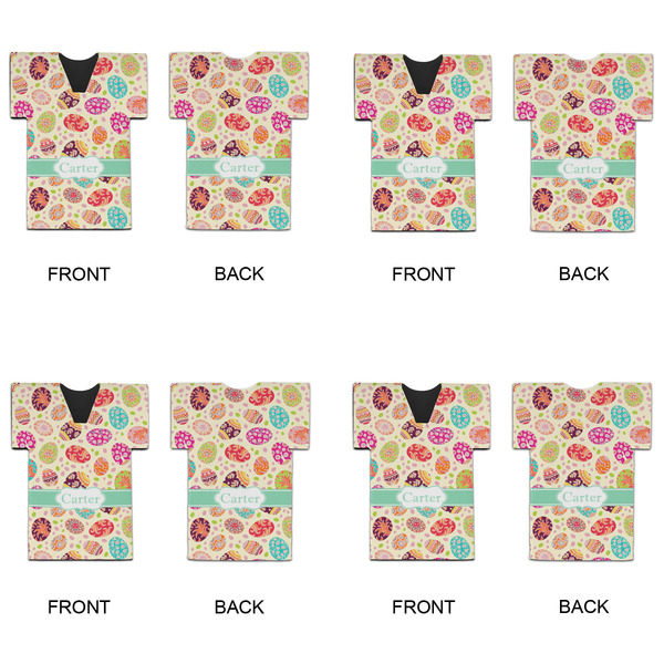 Easter Eggs Jersey Bottle Cooler - Set of 4 - APPROVAL