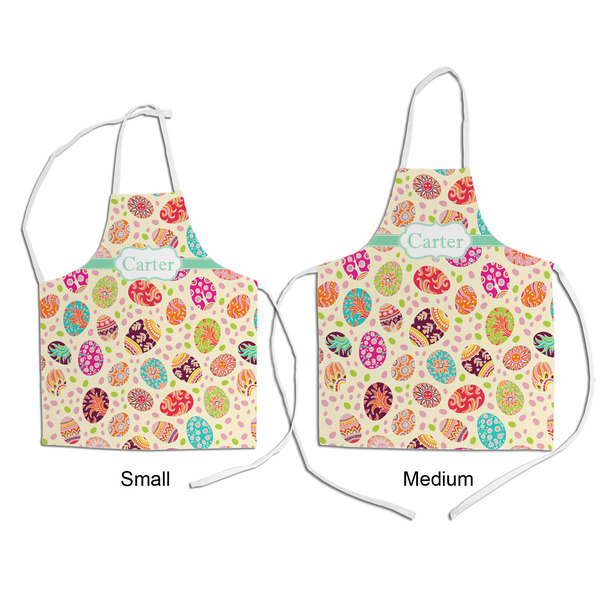 Easter Eggs Kid's Aprons - Comparison
