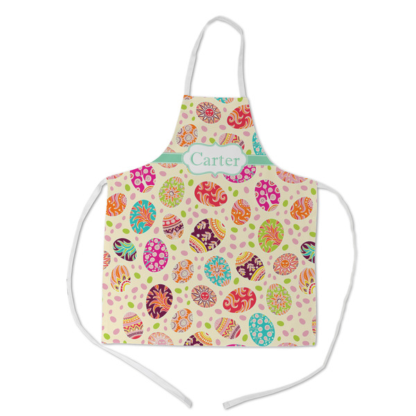 Custom Easter Eggs Kid's Apron w/ Name or Text