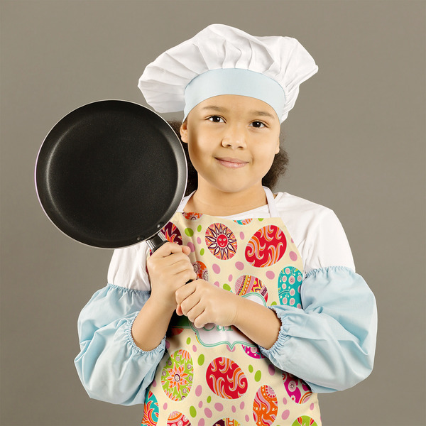 Easter Eggs Kid's Aprons - Medium - Lifestyle
