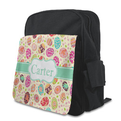 Easter Eggs Preschool Backpack (Personalized)