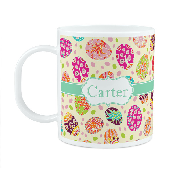 Custom Easter Eggs Plastic Kids Mug (Personalized)