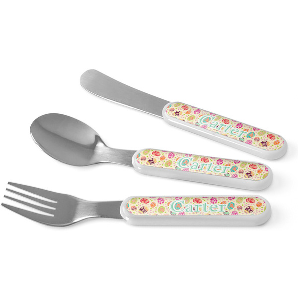 Custom Easter Eggs Kid's Flatware (Personalized)