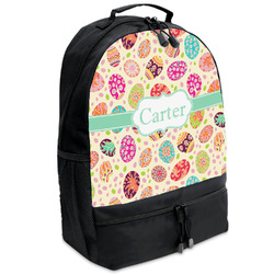 Easter Eggs Backpacks - Black (Personalized)