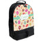 Easter Eggs Large Backpack - Black - Angled View