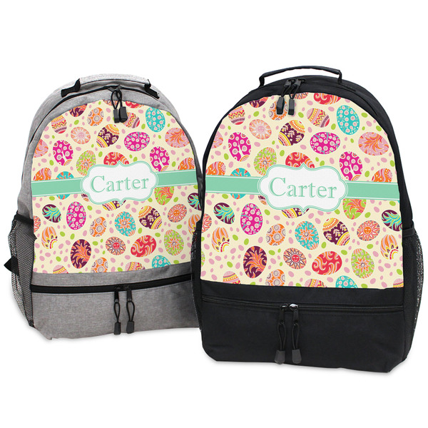 Easter Eggs Large Backpacks - Both