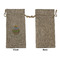Easter Eggs Large Burlap Gift Bags - Front Approval