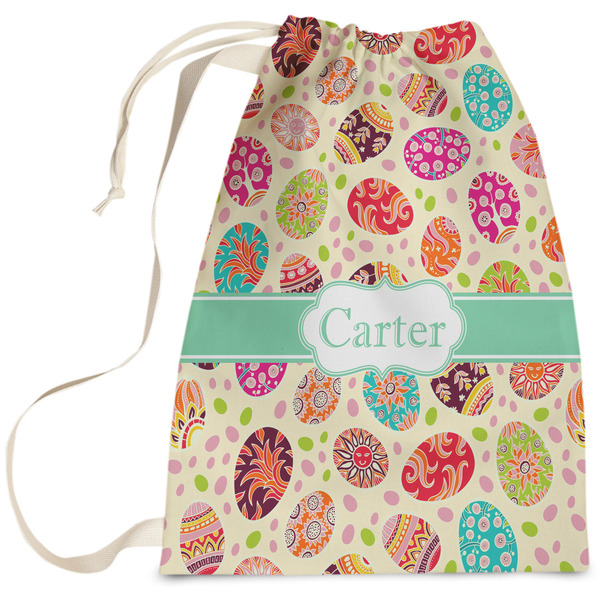 Custom Easter Eggs Laundry Bag - Large (Personalized)