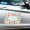 Easter Eggs Large Rectangle Car Magnets- In Context