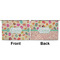 Easter Eggs Large Zipper Pouch Approval (Front and Back)