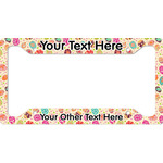 Easter Eggs License Plate Frame - Style A (Personalized)