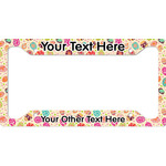 Easter Eggs License Plate Frame (Personalized)