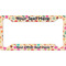 Easter Eggs License Plate Frame (Personalized)
