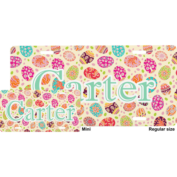 Easter Eggs License Plate (Sizes)