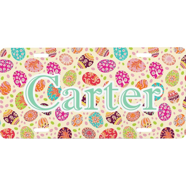 Custom Easter Eggs Front License Plate (Personalized)