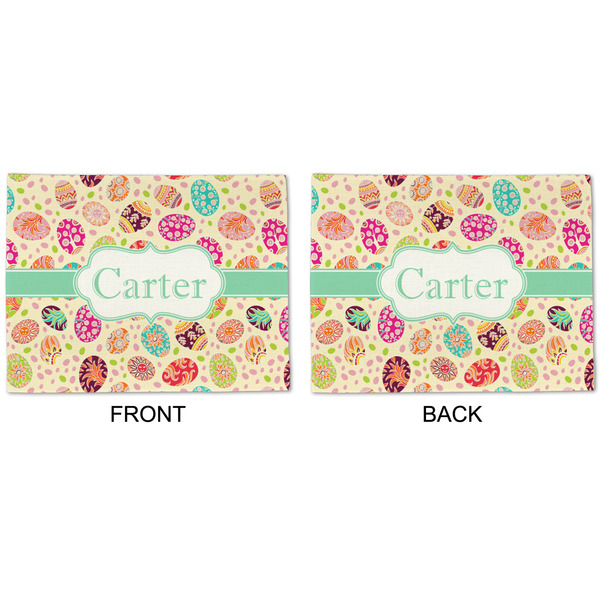 Easter Eggs Linen Placemat - APPROVAL (double sided)