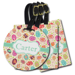Easter Eggs Plastic Luggage Tags (Personalized)