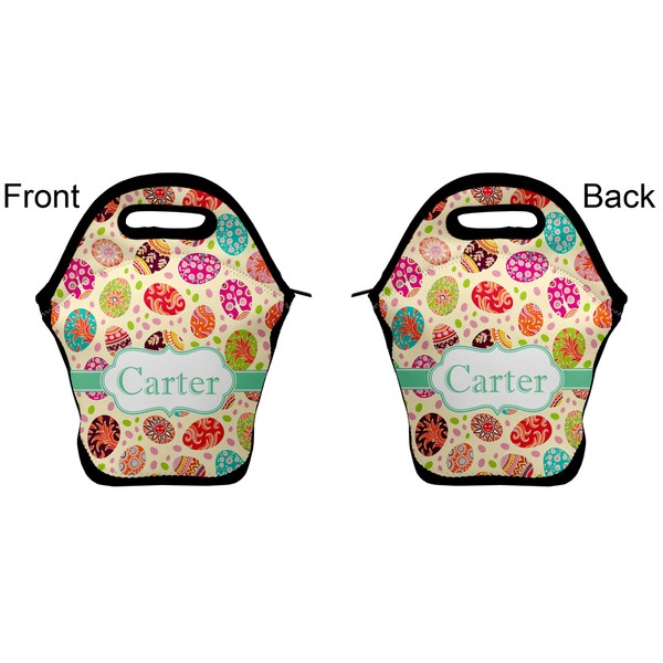 Easter Eggs Lunch Bag - Front and Back