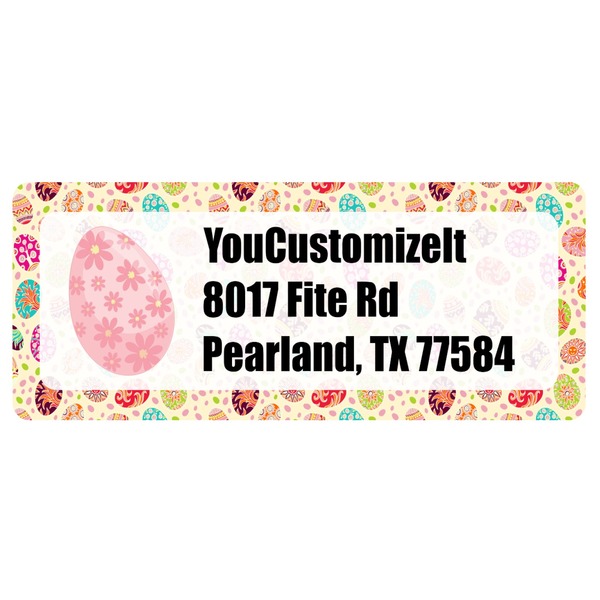 Custom Easter Eggs Return Address Labels (Personalized)
