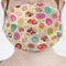 Easter Eggs Mask - Pleated (new) Front View on Girl