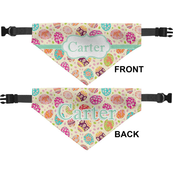 Easter Eggs Medium Dog Bandana Approval