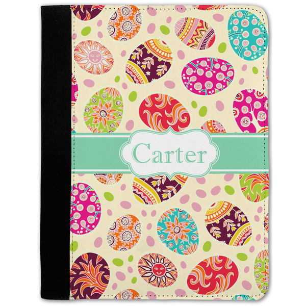 Custom Easter Eggs Notebook Padfolio w/ Name or Text