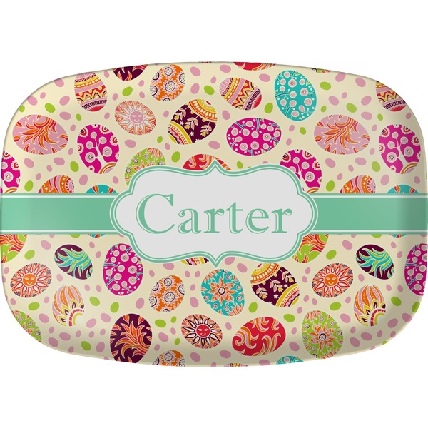 Custom Easter Eggs Melamine Platter (Personalized)