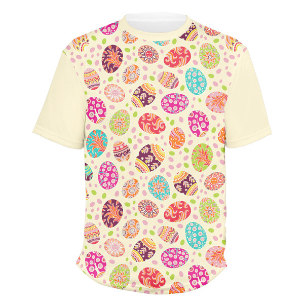 Custom Easter Eggs Men's Crew T-Shirt - X Large
