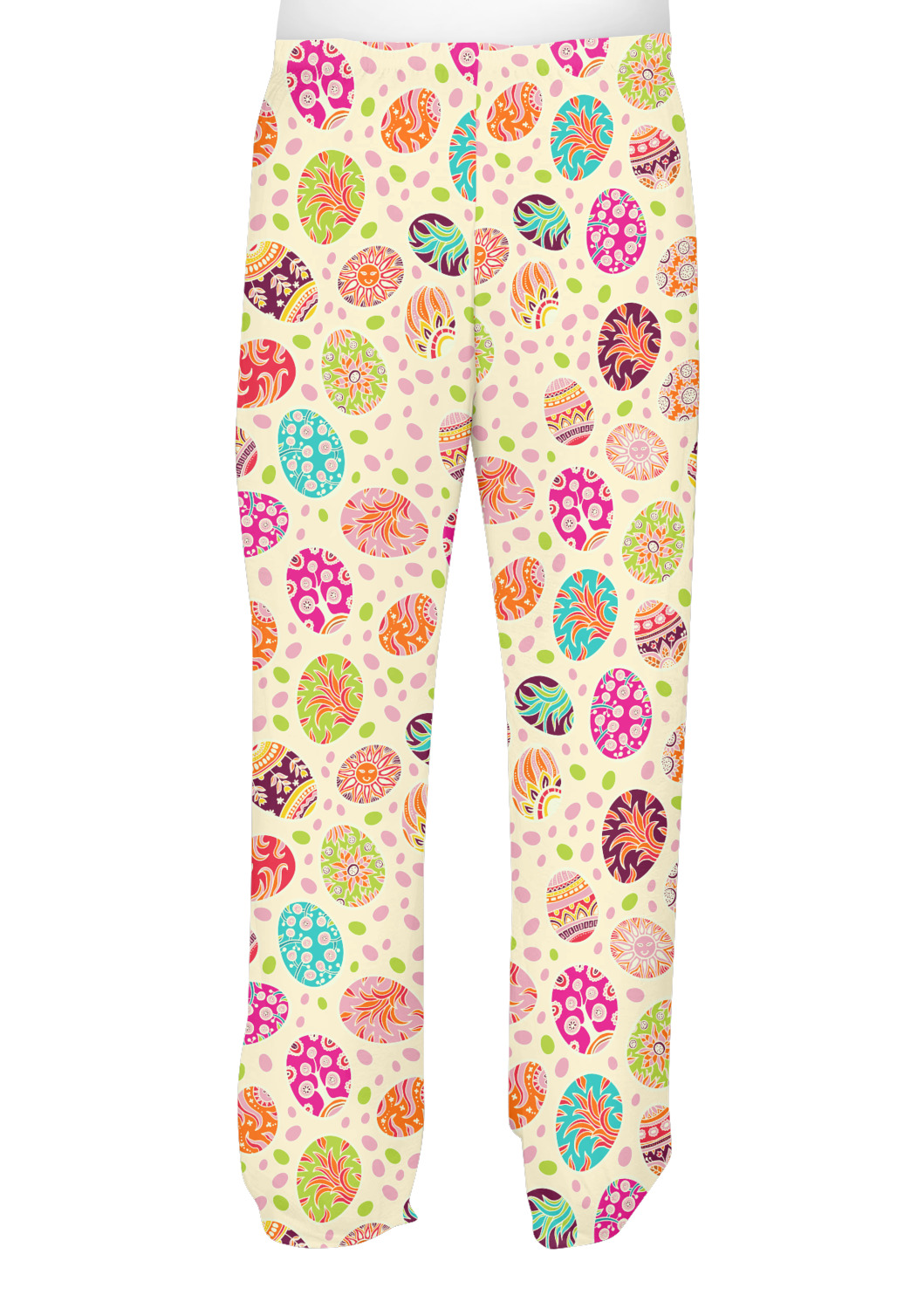Easter Eggs Mens Pajama Pants XL (Personalized) YouCustomizeIt