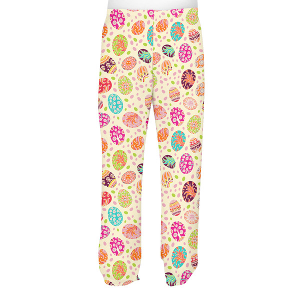 Easter Eggs Men's Pjs Back - on model