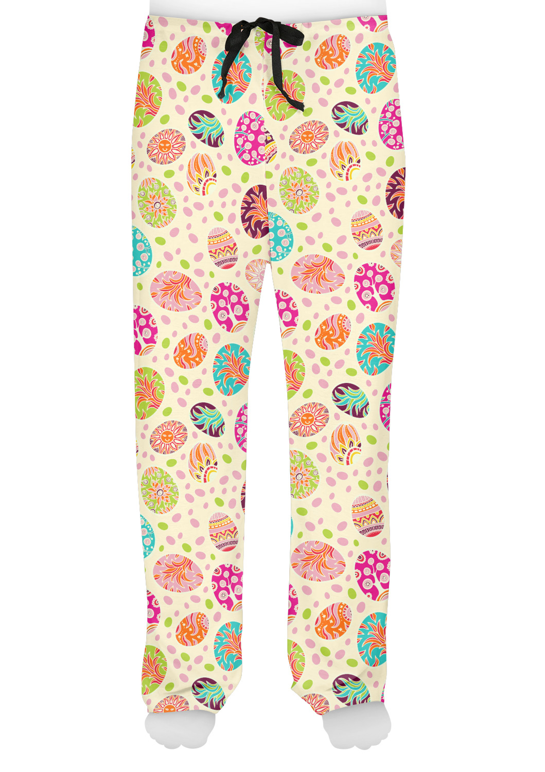 Easter Eggs Mens Pajama Pants 2XL (Personalized) YouCustomizeIt