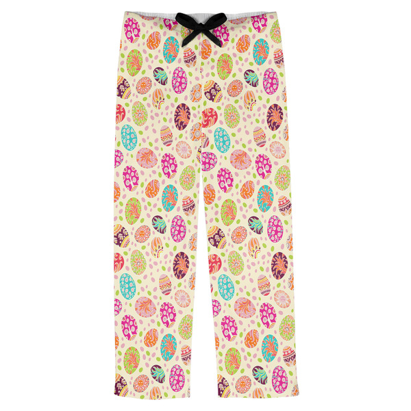 Custom Easter Eggs Mens Pajama Pants - XS