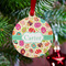 Easter Eggs Metal Ball Ornament - Lifestyle